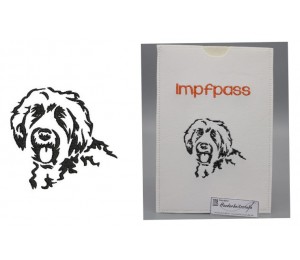 Stickdatei - Labradoodle Silhouette